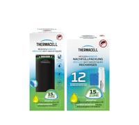 THERMACELL 1 Diffuseur Répulsif Anti Moustiques - 15m² - 24h - Noir