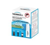 THERMACELL Recharge Anti Moustiques et Moustiques Tigres - Protection Efficace 20m²- Compatible avec Diffuseurs, Nomades et Lanternes - Durée 48h - 4 Cartouches Gaz + 12 plaquettes