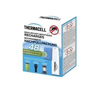 THERMACELL Recharge Anti Moustiques et Moustiques Tigres - Protection Efficace 20m²- Compatible avec Diffuseurs, Nomades et Lanternes - Durée 48h - 4 Cartouches Gaz + 12 plaquettes