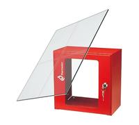 Thermador - Accessoires pour coffrets coupure gaz - Vitre de rechange 360x360 mm pour coffret sous verre dormant -