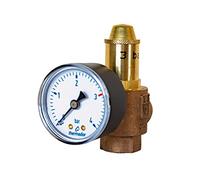 Thermador - Soupape de sécurité - Soupape de sécurité Bronze 3 bar-139kW+manomètre-Femelle 1/2