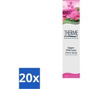 Therme - Spray d'ambiance - Saigon Pink Lotus - Romantisme oriental chez soi - 60 ml - Pack économique - 20 pièces