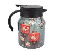 Thermo à thé 1000 Ml, Théière Vintage avec Infuseur, 316 Acier Inoxydable Thermique à Chaud de Boisson Chaude Dispensateur isolé Tarfée avec Couvercle pour le Bureau de Cuisine