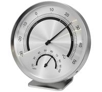 Thermo-hygromètre argent 6034HIC