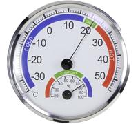 Thermo-hygromètre argent TH101E