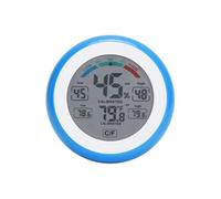 Thermo-hygromètre Avec Ecran Tactile Usage Domestique Bleu