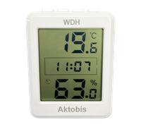 Thermo-hygromètre avec horloge WDH-TH205