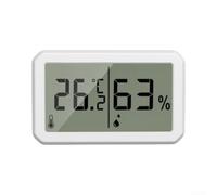 Thermo-hygromètre numérique grand écran intérieur (HT681) | LCD extra large, facile à lire à distance, idéal pour les personnes âgées, chiffres noirs sur blanc