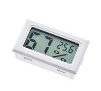 Thermo-hygromètre numérique pour utilisation dans la pièce LCD Température et Humidité mètre avec plage de 10 % à 99 % -50 à 70 °C Capteur Jauge 1,5 V Alimenté par piles (2 LR44) Design compact 48 x
