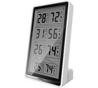 Thermo-hygromètre radiopiloté numérique Techno Line WS 7060 blanc, noir