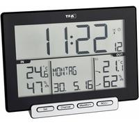TFA Dostmann Thermo-hygromètre radiopiloté Trinity Noir