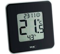 Thermo-hygromètre TFA Dostmann Style noir