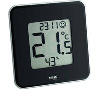 Thermo-hygromètre TFA Dostmann Style noir