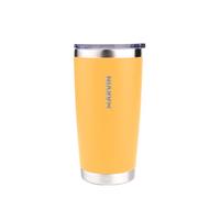 Thermo MARVIN Bouteille d'eau en acier inoxydable avec couvercle anti-fuite et couvercle anti-fuite Vanille Sour 600 ml