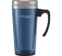 THERMO ThermoCafé by, Mug de Voyage en Plastique translucide, Bleu, 420 ML