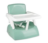 THERMOBABY Rehausseur de chaise 2 en 1 Gusto - Vert Sauge | Rehausseur évolutif avec tablette amovible et harnais 3 points, dès 6 mois. Fabriqué en France.