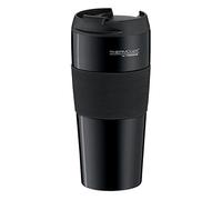 THERMOcafé by THERMOS 4056.205.040 Mug Isotherme Thermopro, 0,4 l, en Acier Inoxydable, Noir, Acier Inoxydable, Noir, 8,5x8,5x18 cm