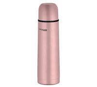THERMOcafé by THERMOS TC Beverage Bottle Bouteille Isotherme, Or Rose, Mat, 0,50 l, avec gobelet en Acier Inoxydable, Chaud 12 h et Froid 24 h, Anti-Fuite, pour l'école, Les déplacements et Le Bureau