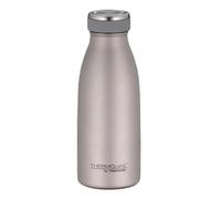 THERMOcafé by THERMOS TC BOTTLE Bouteille isotherme en acier inoxydable résistant aux boissons gazeuses pendant 12 h chaud 24 h froid 0,35 l Anti-fuite Pour l'école, les déplacements et le bureau Rose