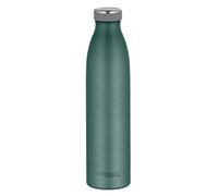 THERMOcafé by THERMOS TC BOTTLE Bouteille isotherme en acier inoxydable résistant aux boissons gazeuses Vert mat 0,75 l 12 h chaud 24 h froid Anti-fuite Pour l'école, les déplacements et le bureau