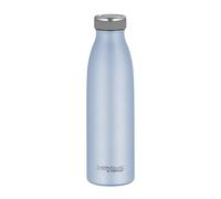 THERMOcafé by THERMOS TC BOTTLE Bouteille isotherme en acier inoxydable résistant aux boissons gazeuses 12 h chaud 24 h froid 0,50 l, anti-fuite, pour l'école, les déplacements et le bureau, bleu