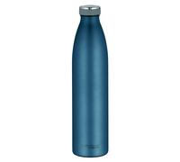 THERMOcafé by THERMOS TC BOTTLE Bouteille isotherme en acier inoxydable résistant aux boissons gazeuses, 12 h chaud pendant 24 h au froid, anti-fuite, pour l'école, les déplacements et le bureau Bleu