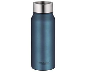 THERMOcafé by THERMOS TC DRINKING MUG Gobelet isotherme, en acier inoxydable, bleu mat, 0,50 l, anti-fuite, 9 heures de chaud pendant 18 heures pour le froid, passe au lave-vaisselle, sans BPA
