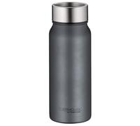 THERMOcafé by THERMOS TC DRINKING MUG Gobelet isotherme, en acier inoxydable, gris mat, 0,50 l, anti-fuite, 9 heures de chaud pendant 18 heures pour le froid, passe au lave-vaisselle, sans BPA