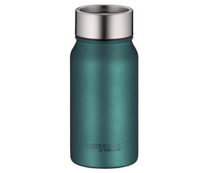 THERMOcafé by THERMOS TC DRINKING MUG Gobelet isotherme, en acier inoxydable, vert mat, 0,35 l, anti-fuite, 8 heures de chaud pendant 16 heures pour le froid, passe au lave-vaisselle, sans BPA