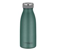 THERMOcafé TC BOTTLE Bouteille isotherme 0,35 l, froid 24 h, vert mousse | Gourde en acier inoxydable résistante aux boissons gazeuses, anti-fuite, chaude pendant 12 heures, pour le sport, l'école