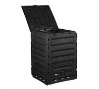 Thermocomposteur en polypropylène noir 300 litres