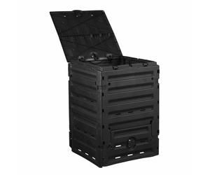 Thermocomposteur en polypropylène noir 300 litres