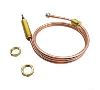 Thermocouple à gaz 300 mm Filetage M8 avec écrou pour chauffage | Écrou Chauffe-eau instantané à gaz, poêles, pièce de rechange fiable