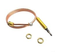Thermocouple à gaz 300 mm Filetage M8 avec écrou pour chauffage | Écrou Chauffe-eau instantané à gaz, poêles, pièce de rechange fiable