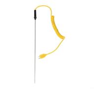 Thermocouple à immersion dans l'eau de type K 500 mm de qualité | Large gamme de -50 °C à 1200 °C, 100 mm de longueur, construction en acier inoxydable, temps de réponse rapide