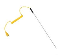 Thermocouple à immersion dans l'eau de type K 500 mm de qualité | Large gamme de -50 °C à 1200 °C, 100 mm de longueur, construction en acier inoxydable, temps de réponse rapide