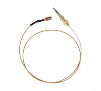 Thermocouple pour four à gaz 600 mm Sonde de capteur de température en métal pour plaque de cuisson, pièce de rechange dorée compatible avec la plupart des cuisinières à gaz et (60 cm)