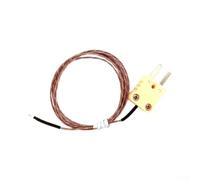 Thermocouple type K GG-K-30 en fibre de verre 482 °C nickel-chrome thermocouple fil AWG30 type K sonde de température de four type K jusqu'à 482 °C résistant à la chaleur 1 m câble de mesure de type K
