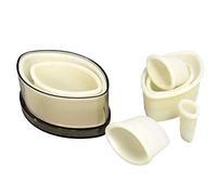Thermohauser 8300031691 Set de marchepieds en nylon pour football américain Blanc 3,0-12,0 cm, 7 pièces