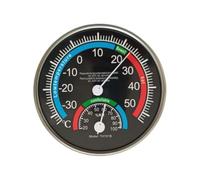 Thermohygromètre analogique - Compteur de température ambiante | Thermomètre bimétallique pour le climat ambiant, avec affichage précis de l'échelle et mécanisme sans pile pour une fiabilité