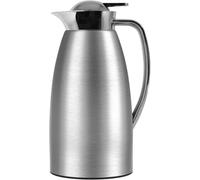Thermokanne Ibenzoa® 1 L – en acier inoxydable brossé avec insert en verre, thermos pour café et thé