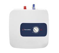 ThermoMate ES15DE Chauffe-eau électrique sous évier 15 litres, 2000W | Format compact idéal sous-évier, avec prise incluse pour une chauffe rapide, Parfait pour lavabo de cuisine et bain