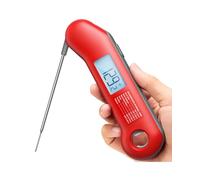 ThermoMaven F1 Turbo Thermomètre de Cuisine Numérique, 0,5s Lecture Instantanée, Précision ±0,3°C, Étanche IP67, Écran Rétroéclairé Auto-Rotatif, Sonde Température pour Viande BBQ Four