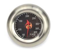 Thermomètre à BBQ en acier inoxydable - universel, convient à de nombreux barbecues