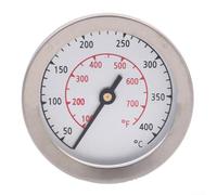 Thermomètre à double échelle pour rôtir | Échelle 100-700F, boîtier en métal, reste dans le four, rôtissage précis, essentiel pour le pique-nique