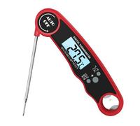Thermomètre à eau pour Barbecue, affichage du comptage de la température de cuisson, sonde étanche pliable pour la cuisine