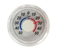 Thermomètre À Fenêtre De Fenêtre Effacée Thermomètre À Fenêtre | Thermographe Mural | Thermomètre À Vue Effacer | Gauge De Température Analogique Analogique Facile À Lire | Thermographe À L'échelle En