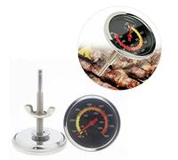 Thermomètre à Four, Compteur de Température D'affichage du Cadran, Thermomètre BBQ à Boîtier Métallique Professionnel avec Support, 50 à 400 ℃