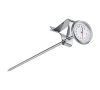 Thermomètre à Lait En Acier Inoxydable, -10~110℃ Thermomètre De Cuisine, Thermomètre De Cuisson, Thermomètre De Cuisson Pour Café Fromage BBQ Steak Nourriture Bonbons (7.6in)
