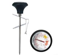 Thermomètre à pince en acier inoxydable pour une surveillance précise de la température pendant la moussage et l'infusion du lait